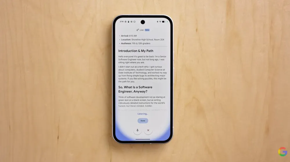Docs Live on phone