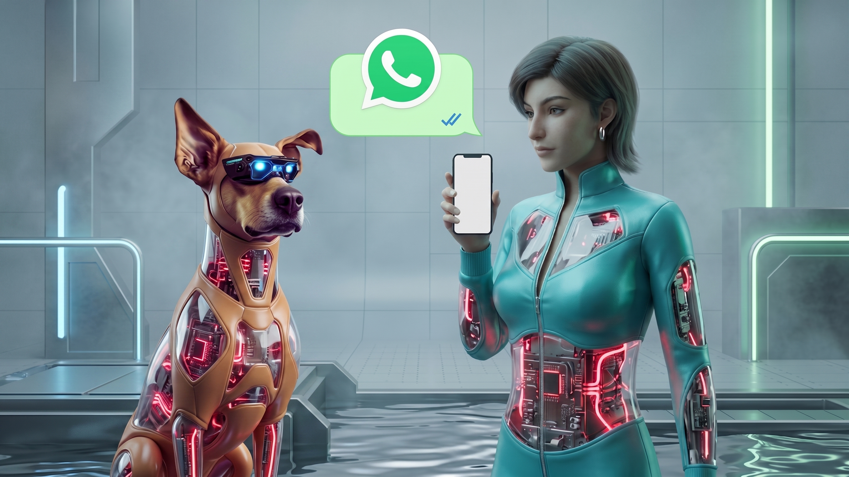 Lu do Magalu representing Conversational AI on WhatsApp